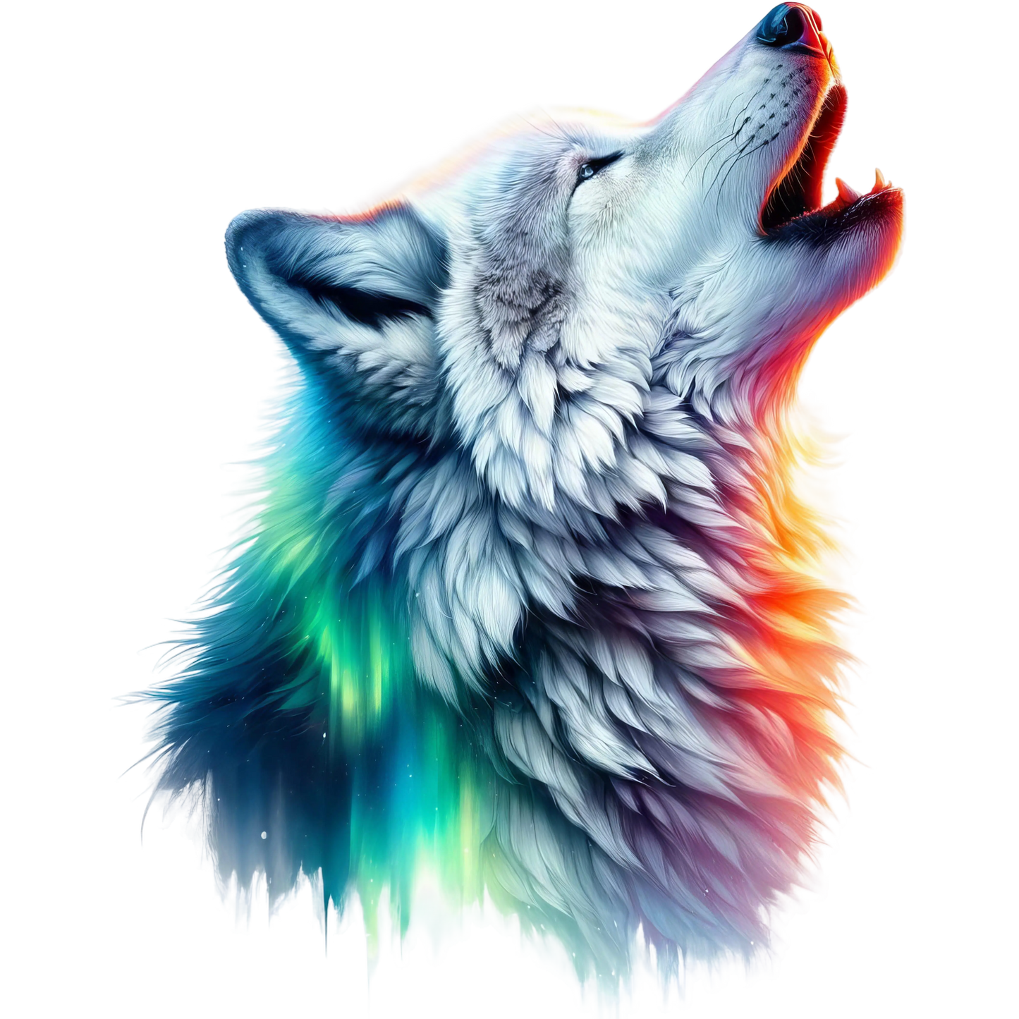 Bügelbild Mystischer Wolf #1 - Fylou's Style