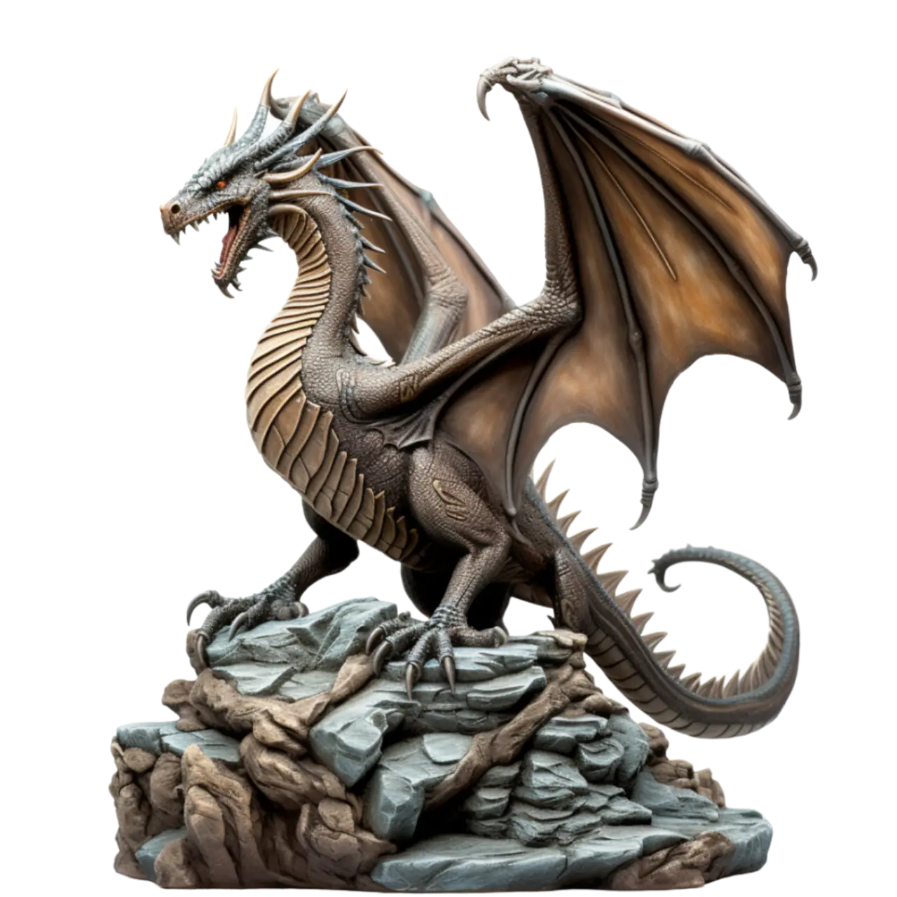 Bügelbild ultra Realer Drache #2 Fylou's Style