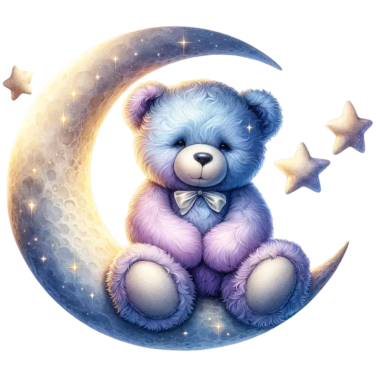 Bügelbild Astro Teddy Bär #3 - Fylou's Style