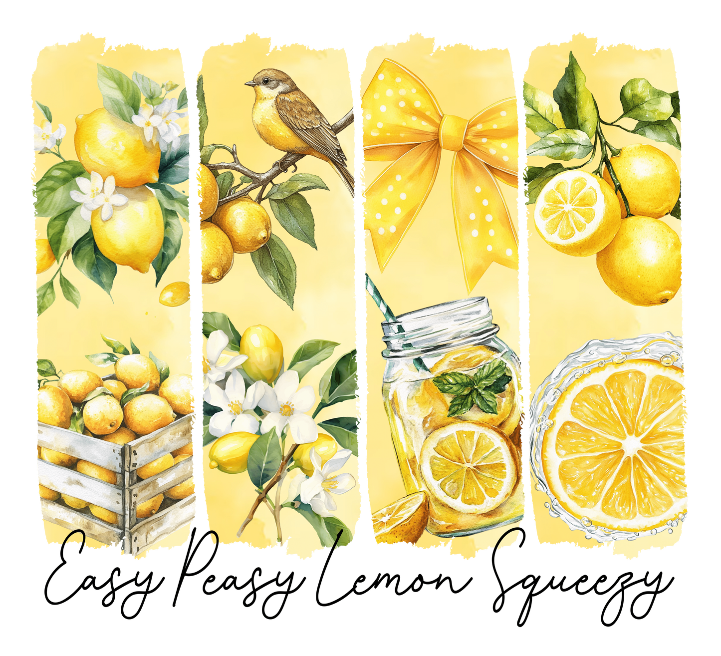 Bügelbild Easy Peasy Lemon Fylou's Style