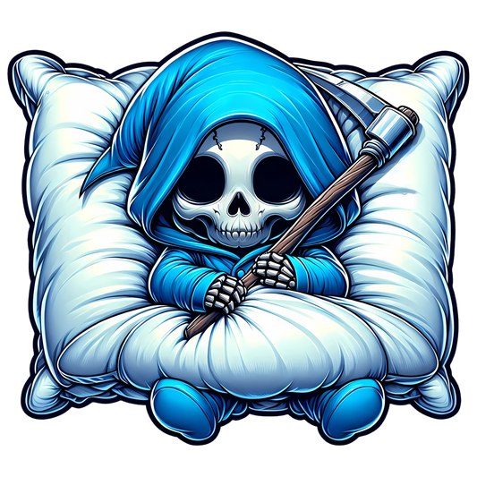 Bügelbild Grim Reaper Sleeping #1 - Fylou's Style
