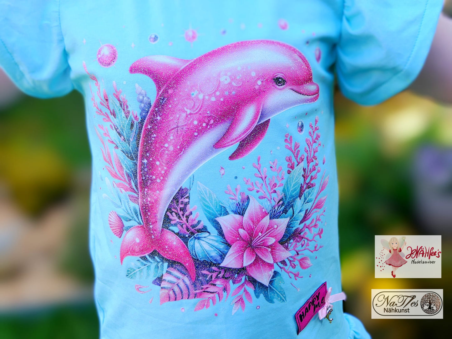 Bügelbild Glitzer Delfin #7 Fylou's Style