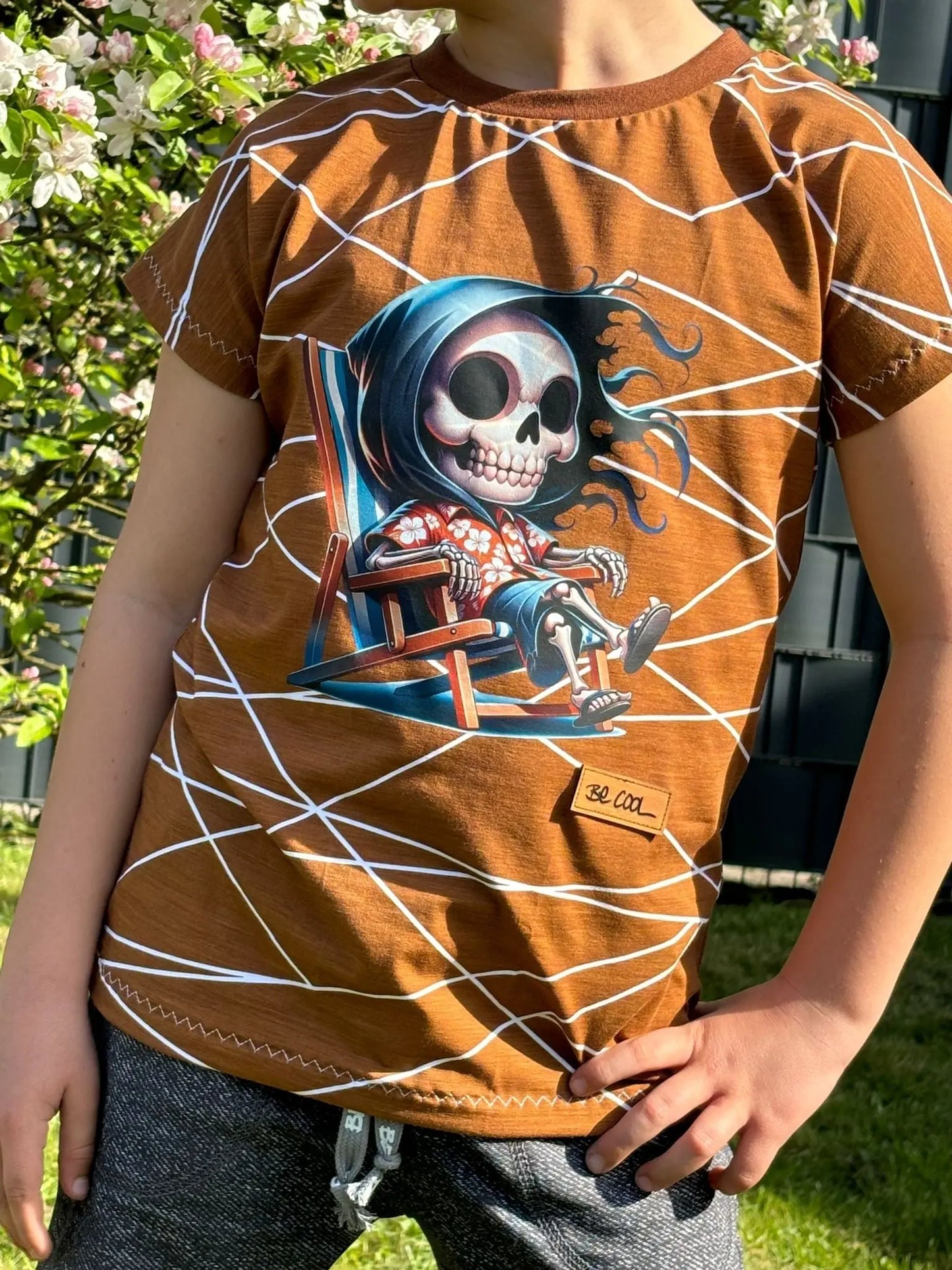 Bügelbild Grim Reaper im Urlaub #9 Fylou's Style
