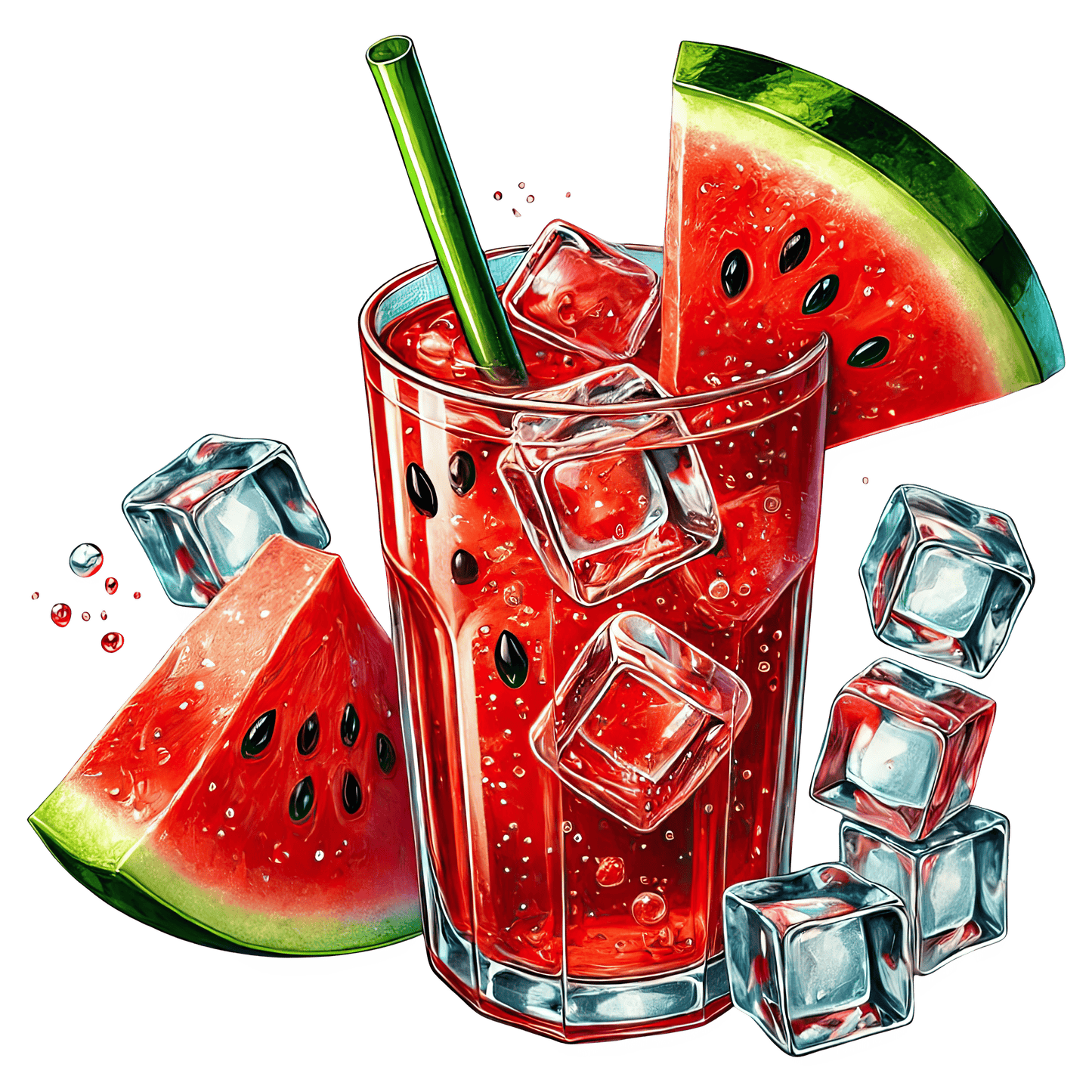 Bügelbild erfrischende Melone #6 Fylou's Style