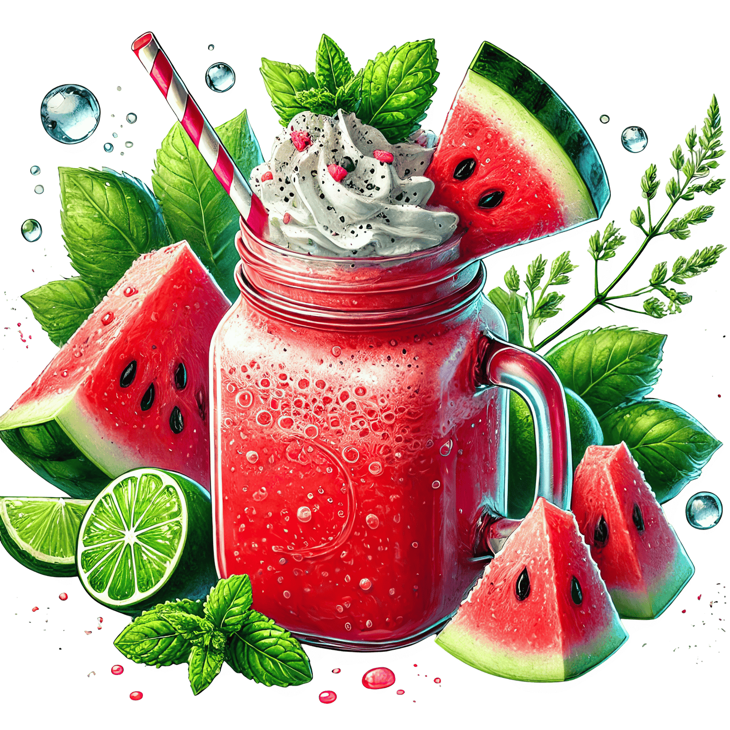 Bügelbild erfrischende Melone #9 Fylou's Style
