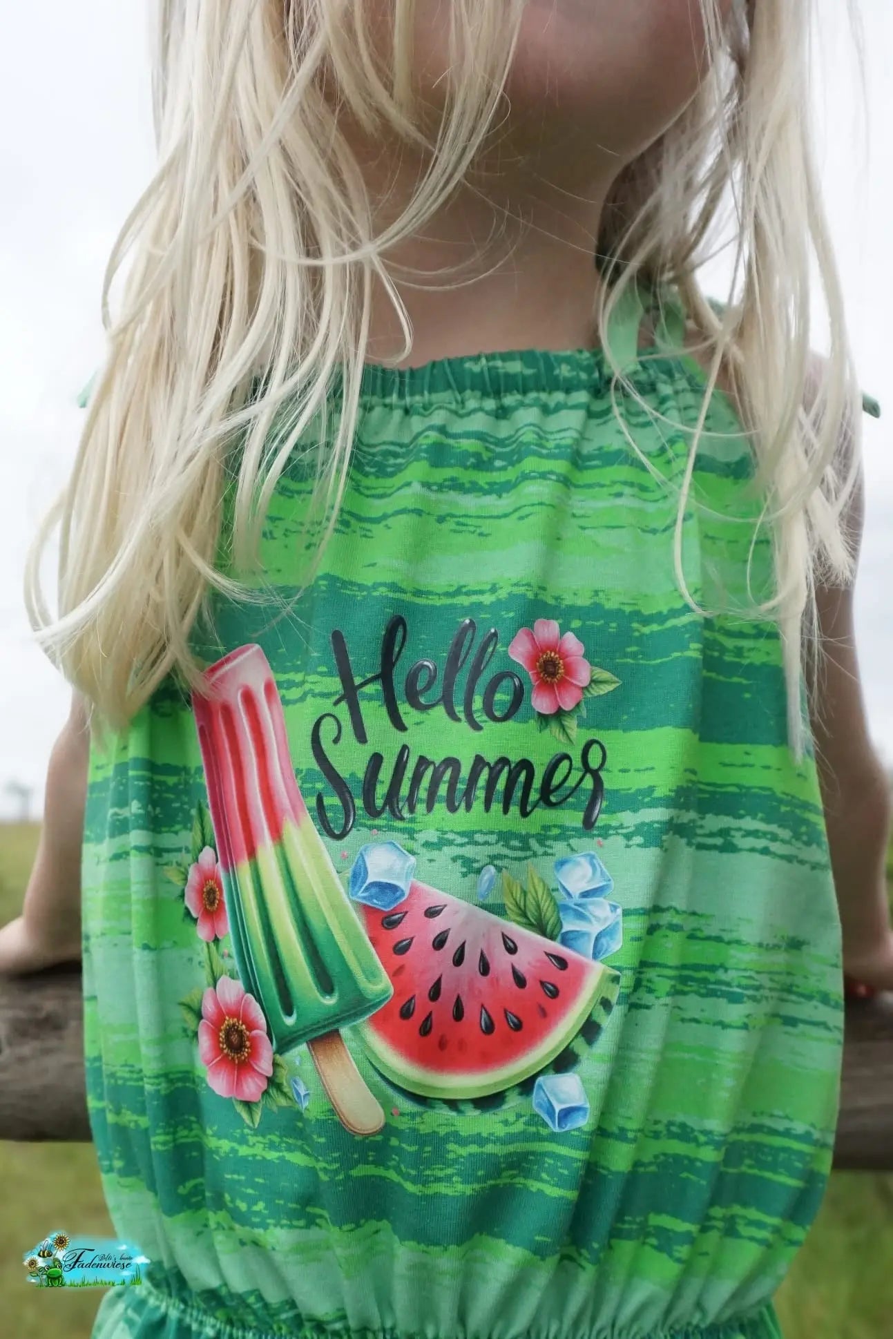 Bügelbild Hallo Sommer Melone #26 Fylou's Style