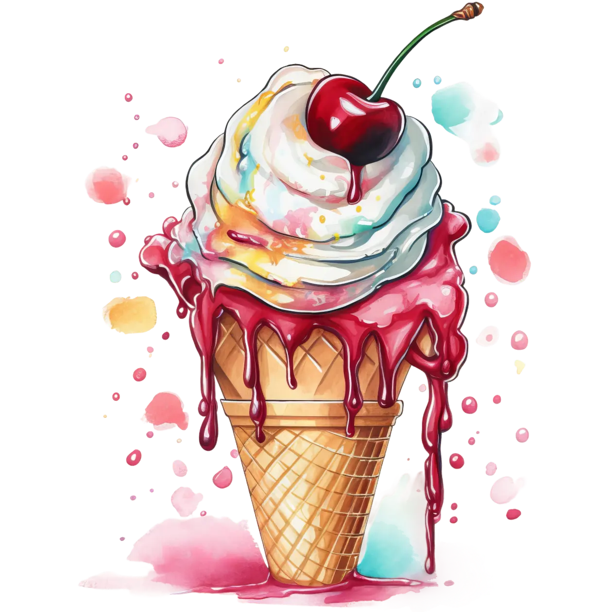 Bügelbild Eiscreme #2 Fylou's Style