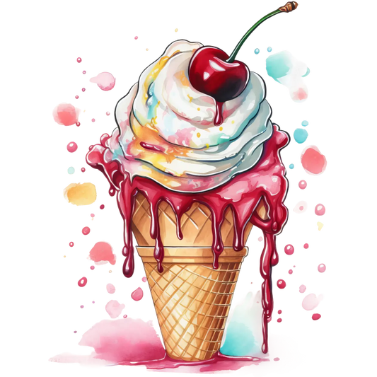 Bügelbild Eiscreme #2 Fylou's Style