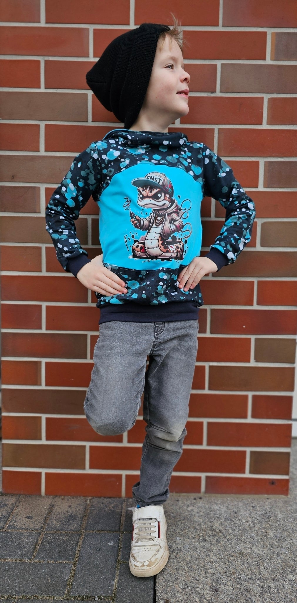 Bügelbild Grafitti Schlange #5 Fylou's Style