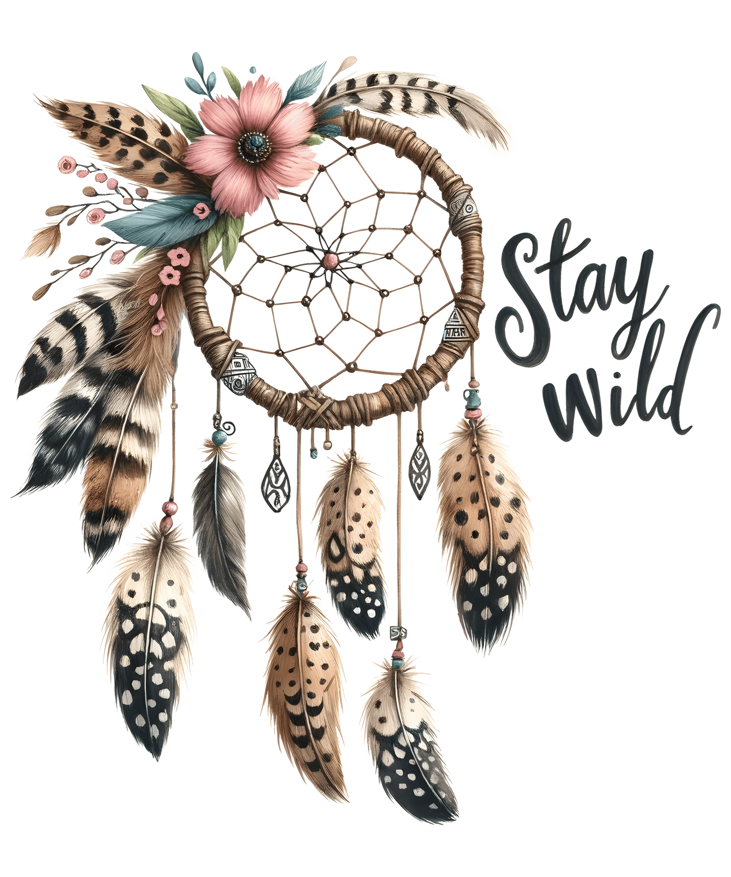 Bügelbild Traumfänger Stay wild Fylou's Style