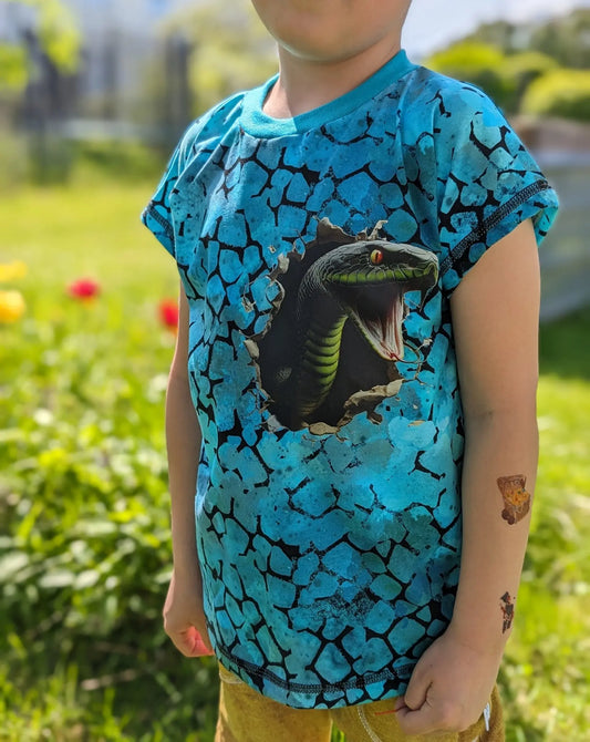 Bügelbild 3D Schlange #7 Fylou's Style