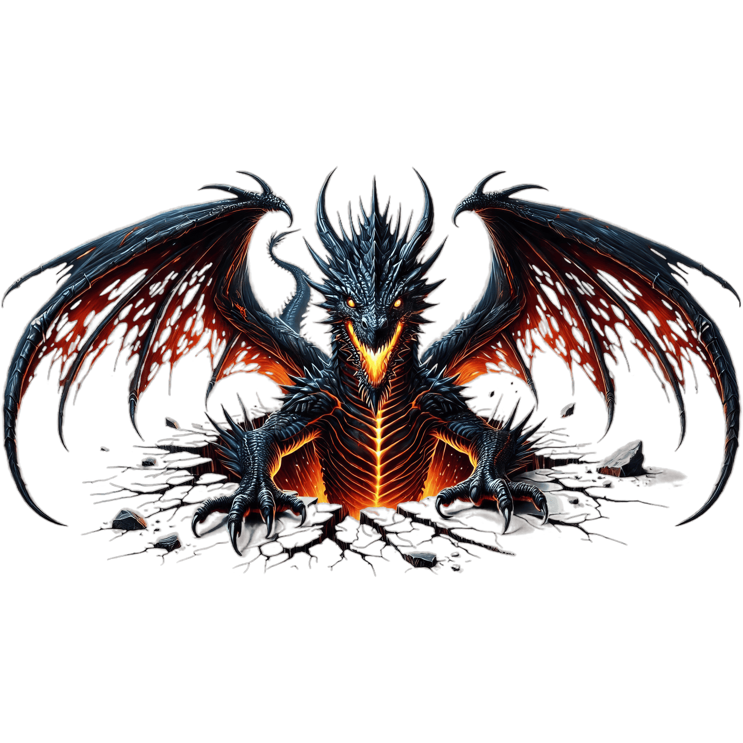Bügelbild 3D Fantasy Drache #4 - Fylou's Style