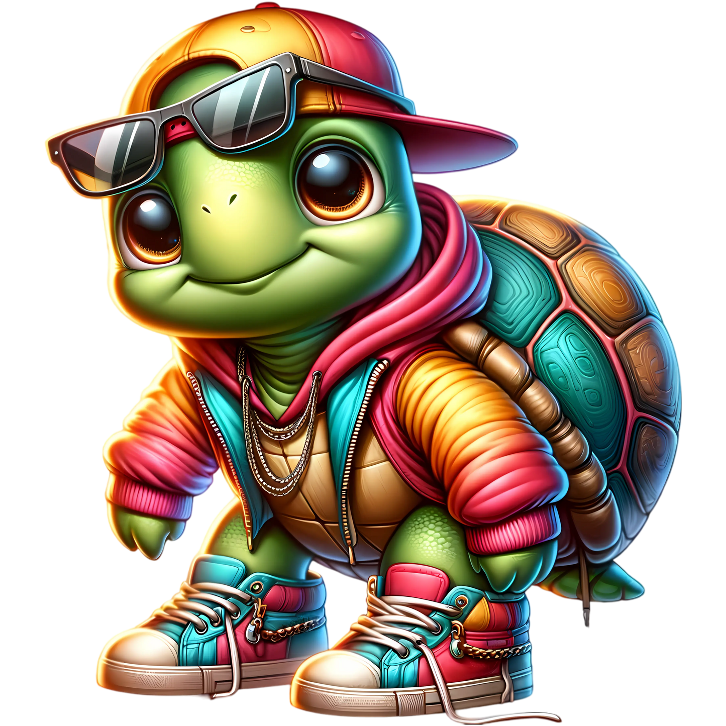 Bügelbild Happy Streetwear Turtles #3 Fylou's Style
