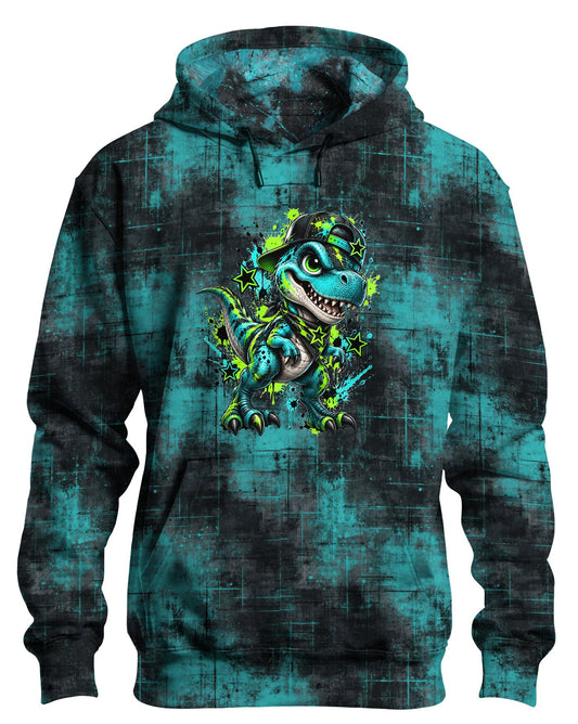 Vorbestellung Chaos Energy - Fade Türkis Bio French Terry Überbreite