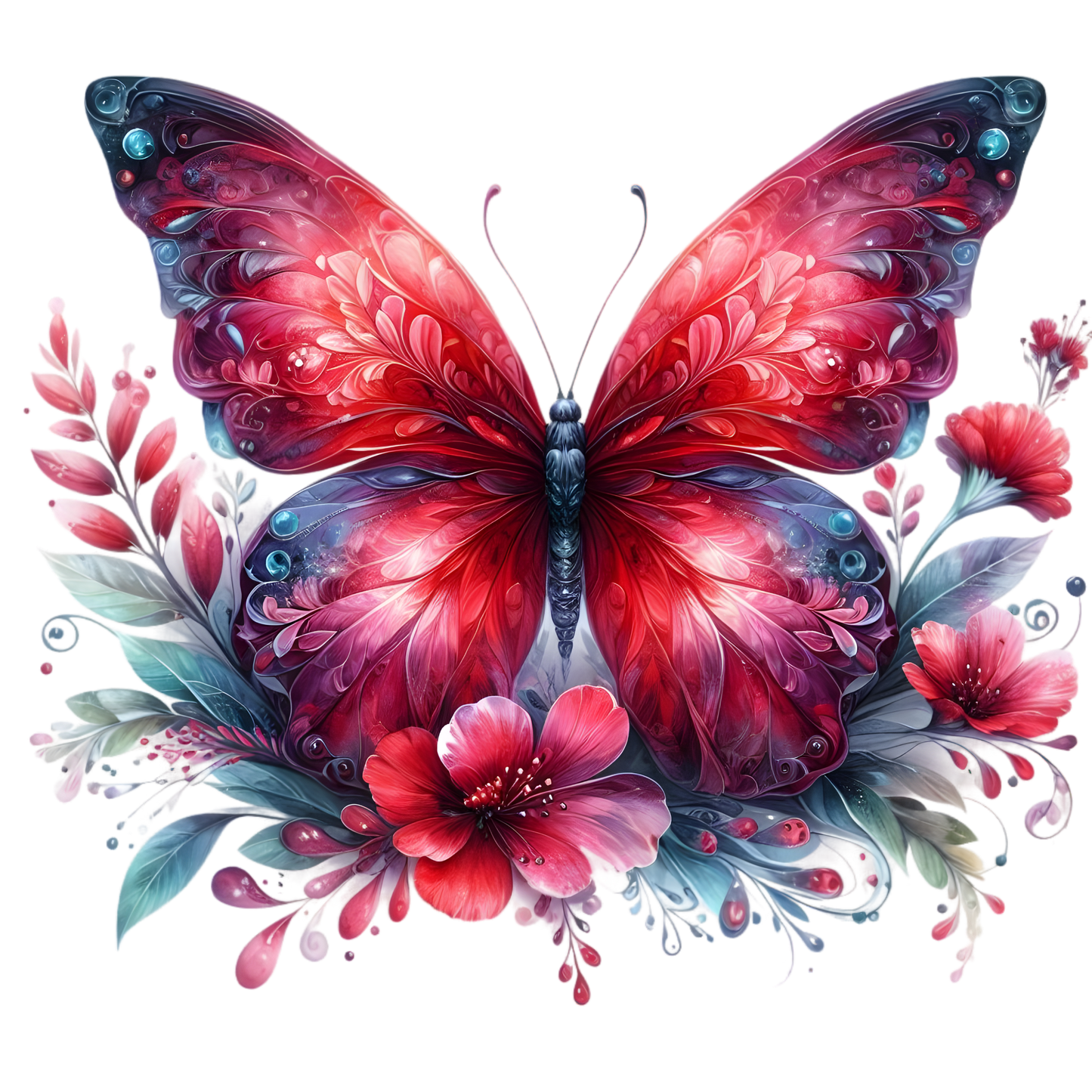 Bügelbild Schmetterling #34 Fylou's Style