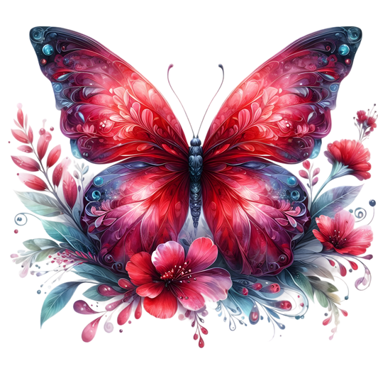 Bügelbild Schmetterling #34 Fylou's Style