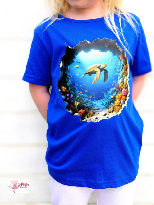 Bügelbild 3D Schildkröte #9 Fylou's Style