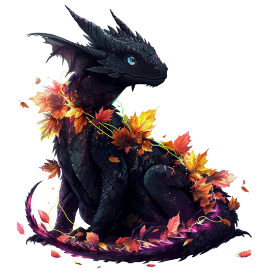 Bügelbild Schwarzer Drache #12 Fylou's Style