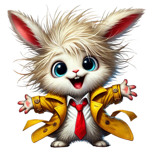 Bügelbild freche Hasen #8 Fylou's Style