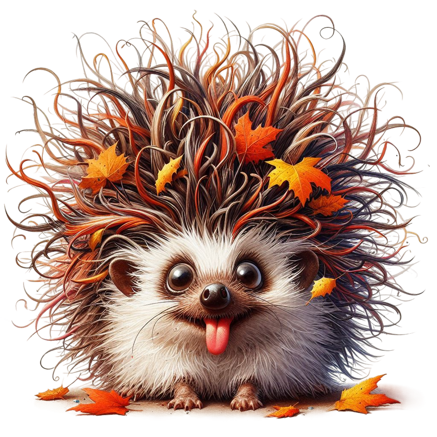 Bügelbild fröhliche Igel #8