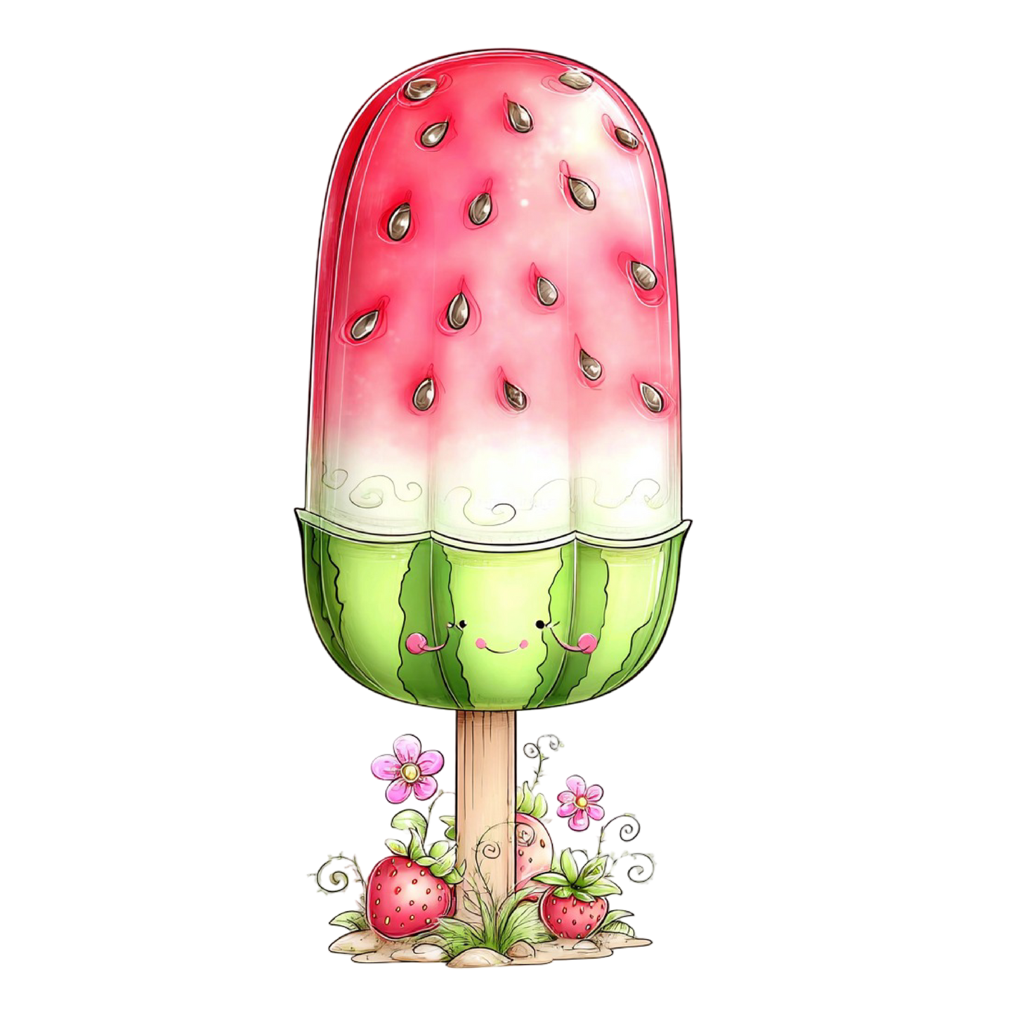 Bügelbild Fruchtiges Eis #7