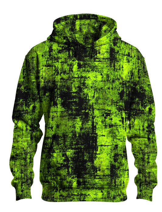 Vorbestellung Chaos Energy - Grunge Neon Green Bio French Terry Überbreite