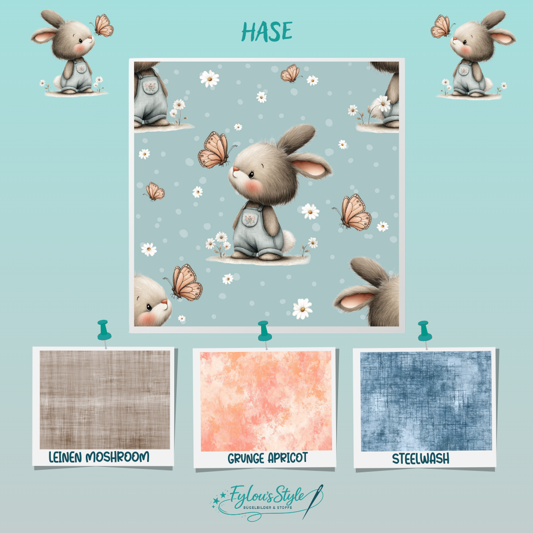 Ripp-Jersey Frühlings Hase