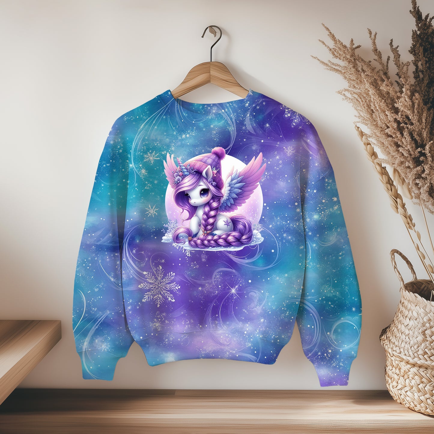 Winterkleidung aus Polarzauber Lila Stof