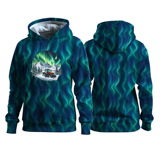 Vorbestellung Bio French Terry "Polarzauber Midnightgreen" Überbreite