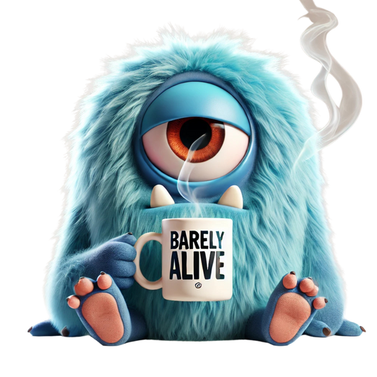 Bügelbild Kaffee Monster #3 Fylou's Style