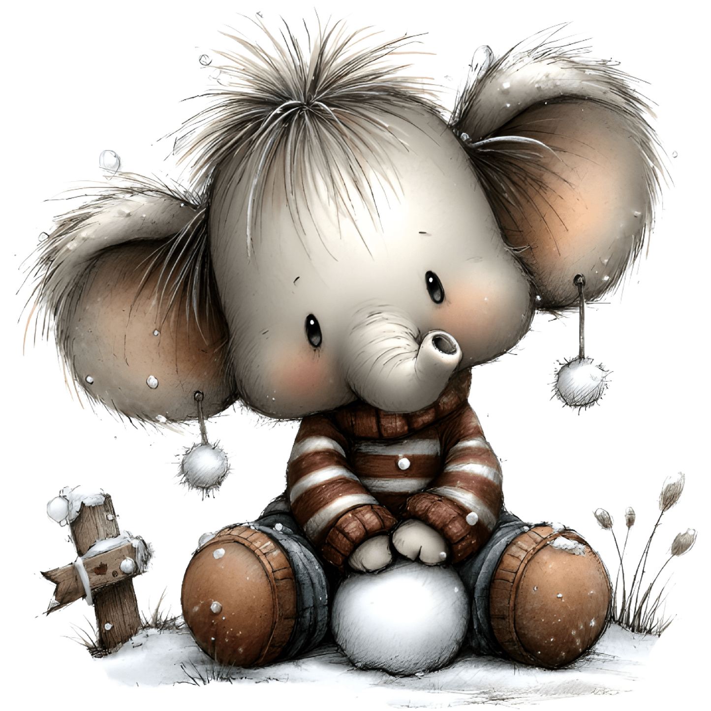 Iron-on Image Magical Animals Eagle