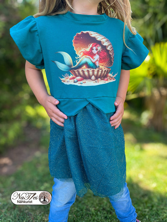 Bügelbild Meerjungfrau in Muschel #3 Fylou's Style