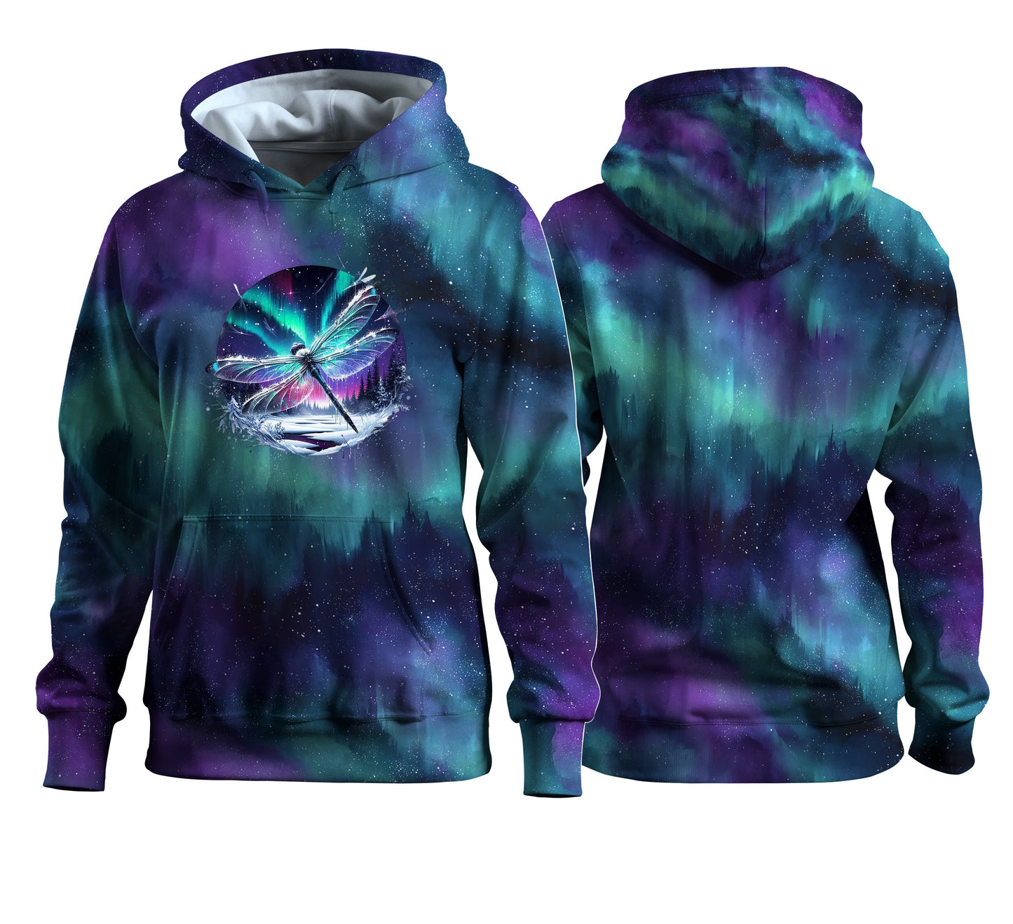 Winterkleidung aus Polarzauber Lila Stoff