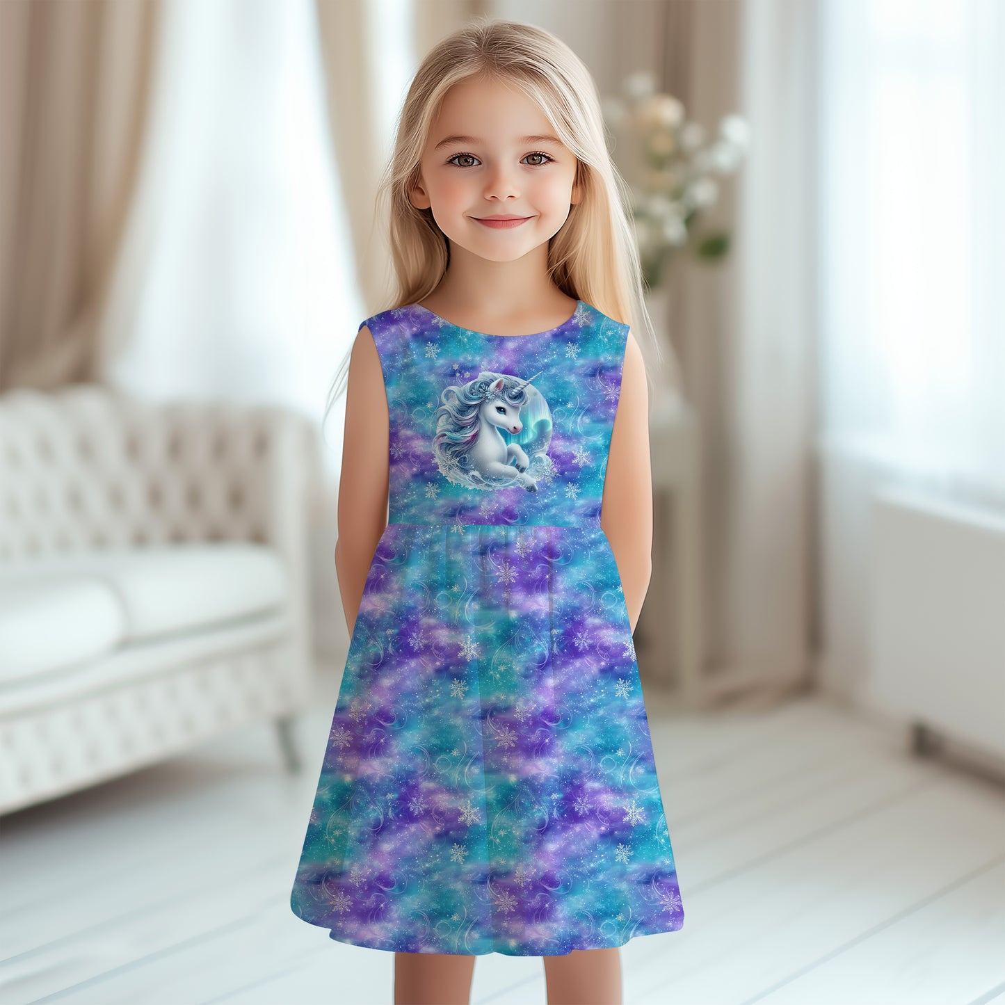 Kinderkleidung aus Polarzauber Lila Bio Stoff