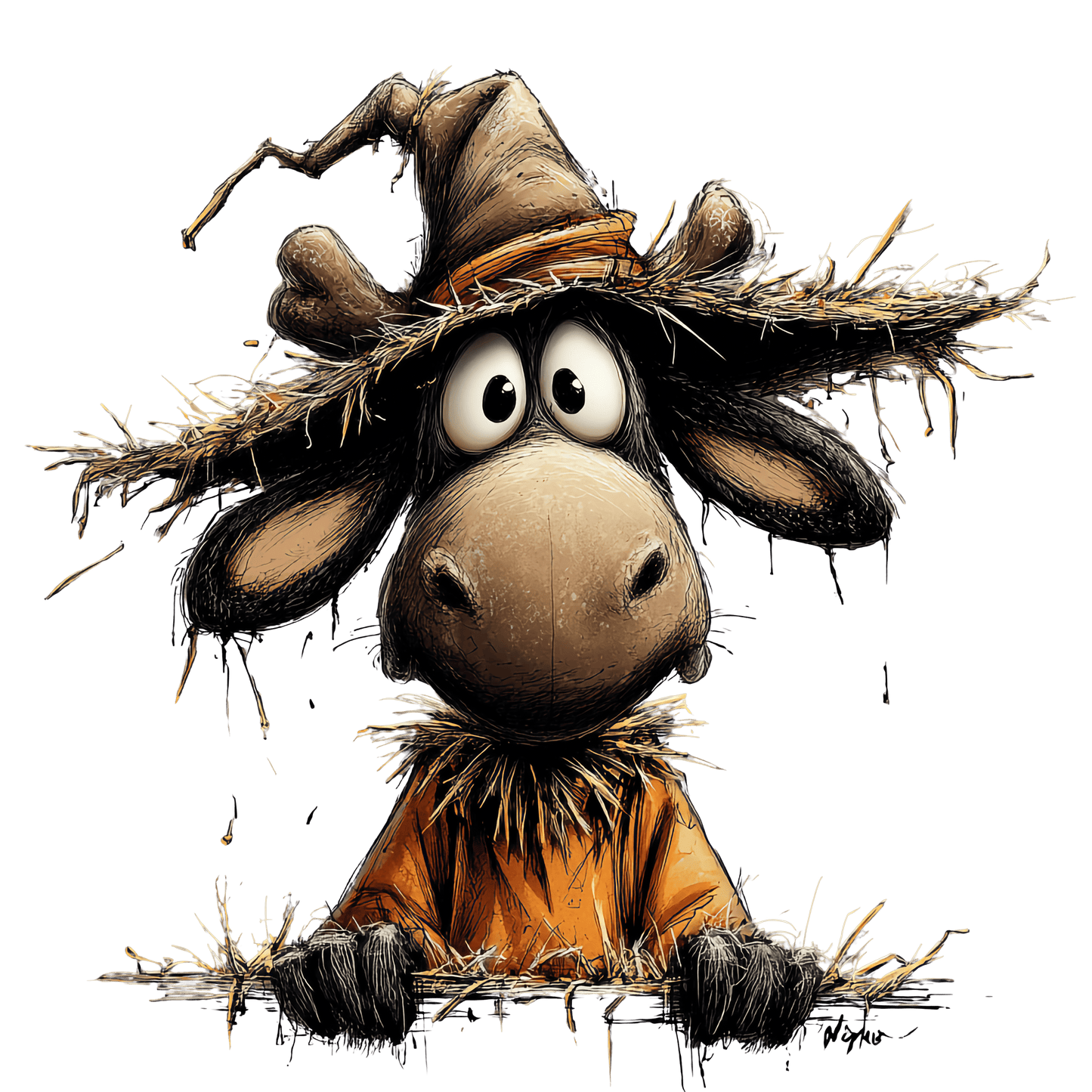 Bügelbild schrullige Halloween Tiere #13