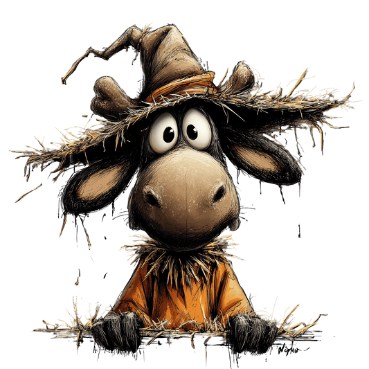 Bügelbild schrullige Halloween Tiere #13