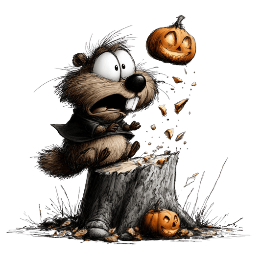 Bügelbild schrullige Halloween Tiere #22