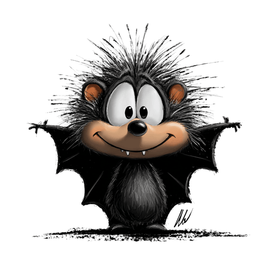 Bügelbild schrullige Halloween Tiere #28