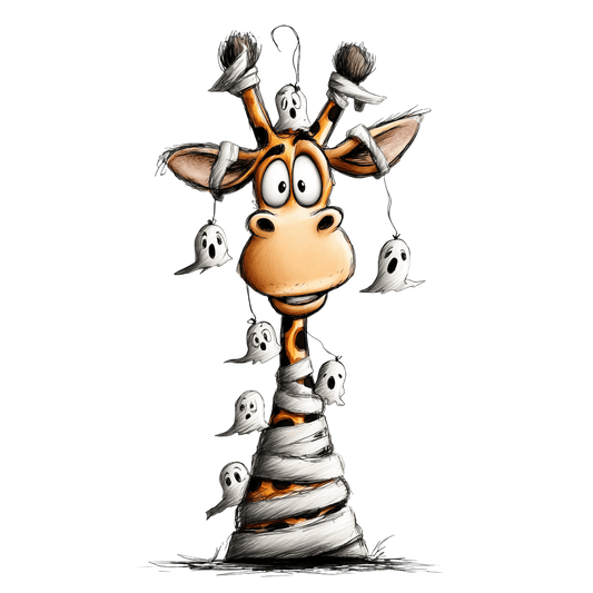 Bügelbild schrullige Halloween Tiere #3