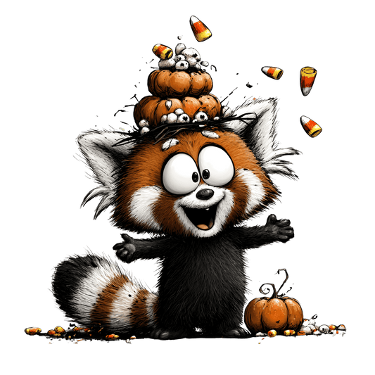 Bügelbild schrullige Halloween Tiere #35