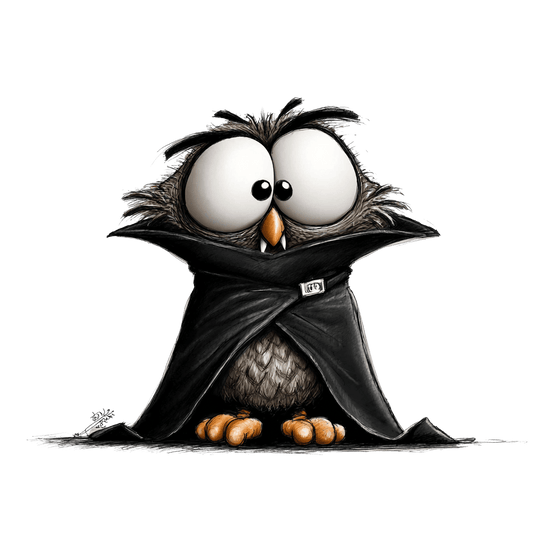 Bügelbild schrullige Halloween Tiere #36