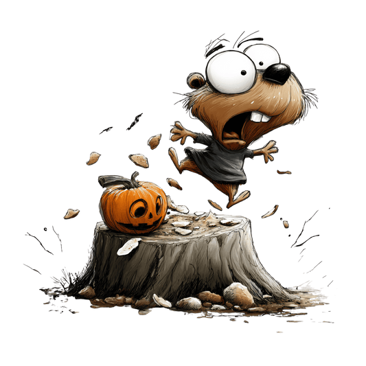 Bügelbild schrullige Halloween Tiere #39