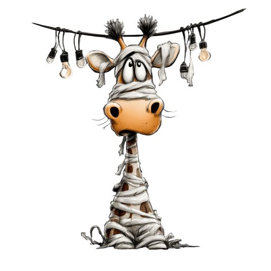 Bügelbild schrullige Halloween Tiere #45