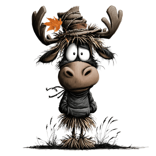 Bügelbild schrullige Halloween Tiere #5