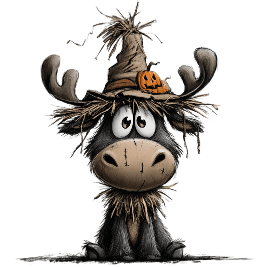 Bügelbild schrullige Halloween Tiere #50