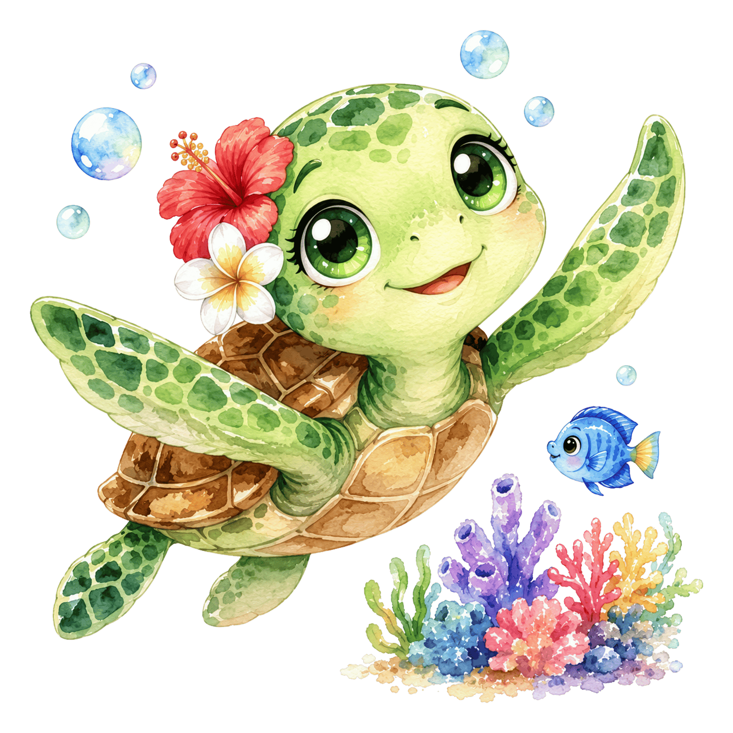 Bügelbild süße Meeresschildkröte #6