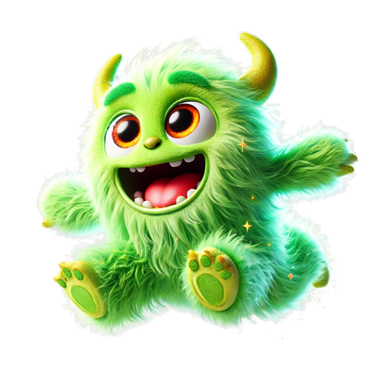 Bügelbild süsses glückliches Monster Fylou's Style