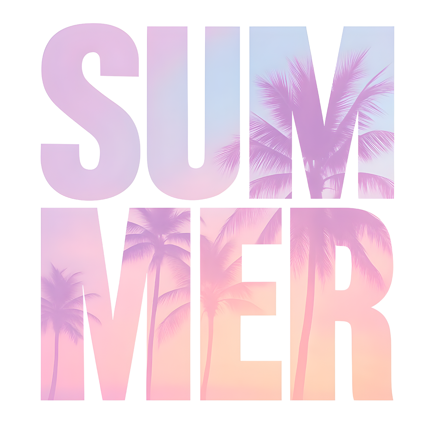 Bügelbild Summer Fylou's Style
