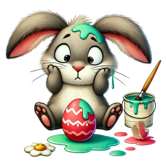 Bügelbild verrückter Hase #10 Fylou's Style