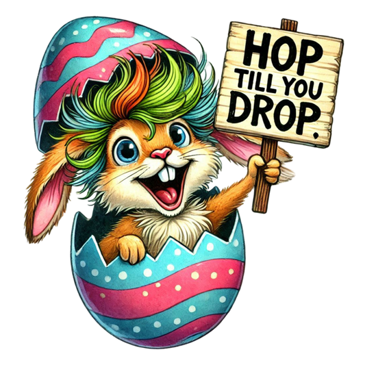 Bügelbild verrückter Hase #19 Fylou's Style